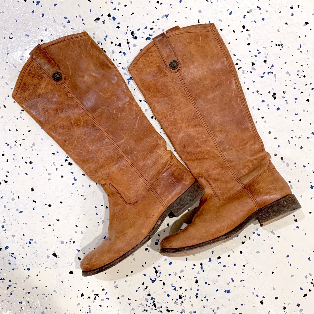 FRYE Melissa Button Boots size 8
